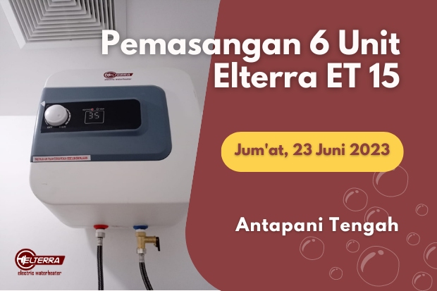 pemasangan elterra 15ET tanggal 23 Juni 2023