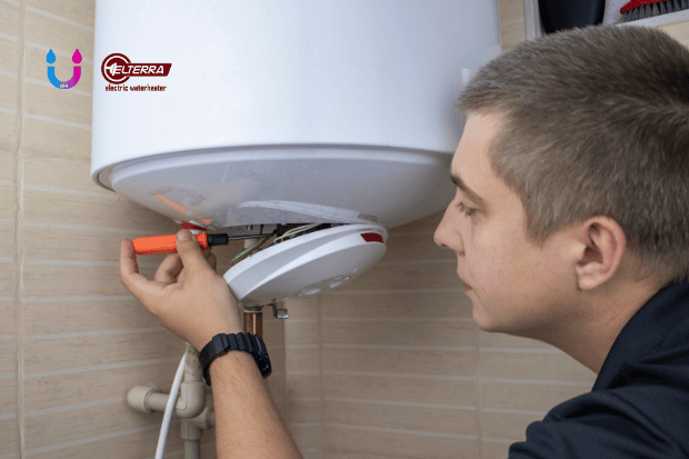 Proses Perawatan Tahunan Water Heater Elterra